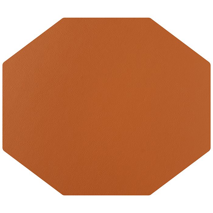 ADJ Шестиугольный плейсмат, 44,5x38 см., цвет: коньяк/бордо