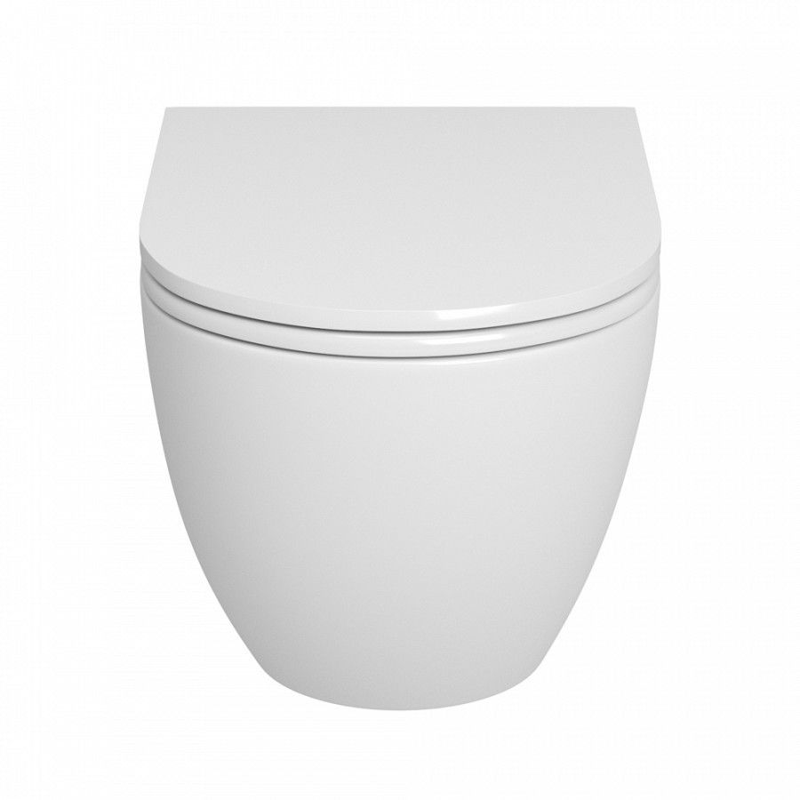 Унитаз подвесной Maretti Elena (торнадо) безободковый с микролифтом, EA10PBM73-844, белый, артикул EA10PBM73-844