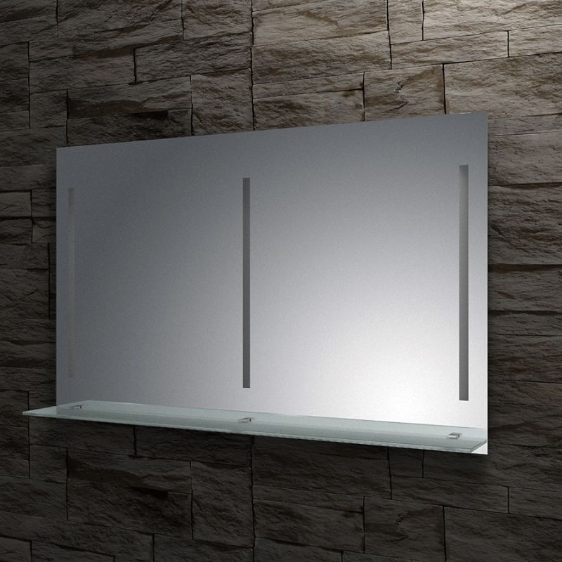 Зеркало Evoform Ledline-S 75х130 с подсветкой