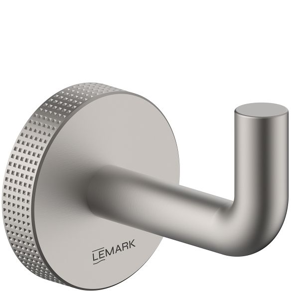 Крючок для полотенец Lemark BELUGA, сталь, брашированный никель (LMA-8011S1-BN)