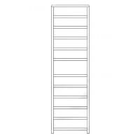 Электрический полотенцесушитель Grota Calore 527х1800 Хром