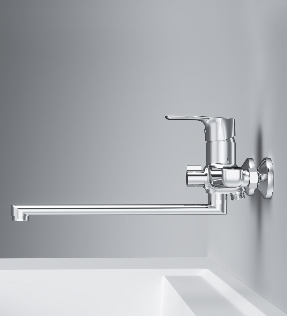 F90A90000 Gem, смеситель для ванны/душа, излив 320 мм, хром, шт. F90A90000 Gem, смеситель для ванны/душа, излив 320 мм, хром, шт.