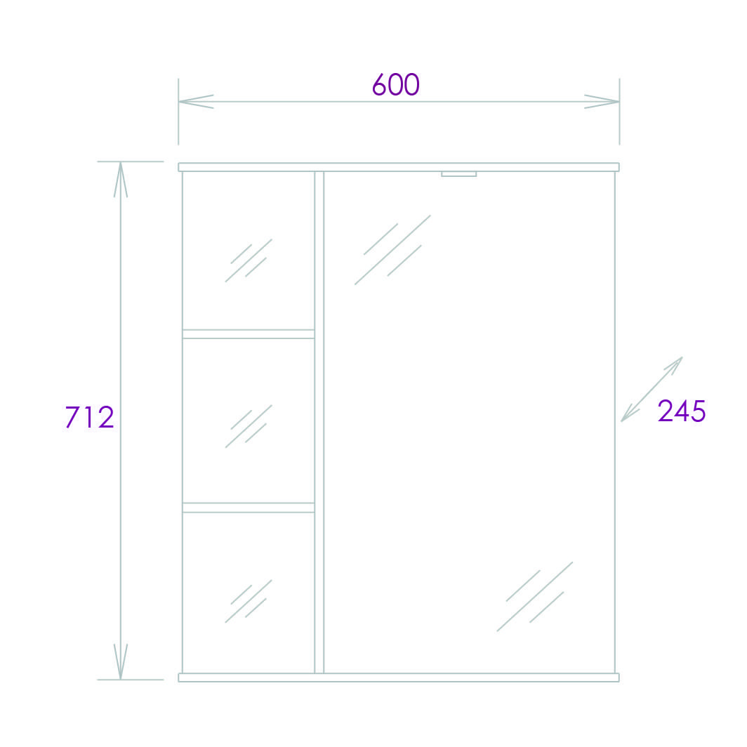 Тумба для умыв. "Родос 40"  подвес. (ум. Сомо 40)