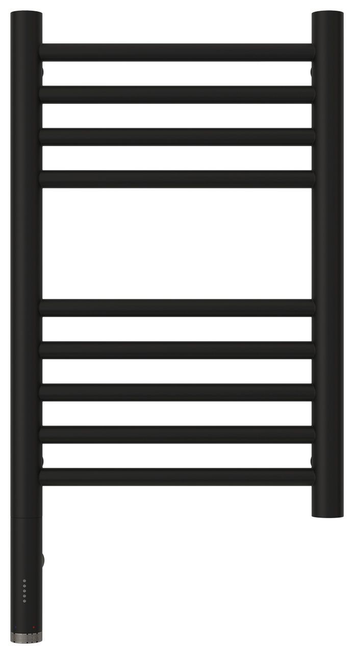 Полотенцесушитель электрический "БОГЕМА 3.0" прямая 500х300 / МЭМ левый (Матовый чёрный)