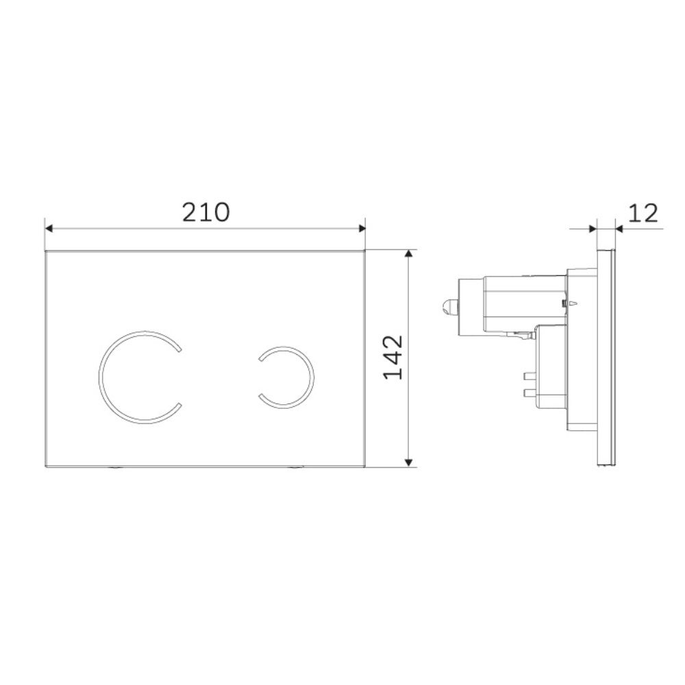 I0450B01 Touchless Pro, клавиша для инсталляции сенсорная бесконтактная, стекло, белый I0450B01 Touchless Pro, клавиша для инсталляции сенсорная бесконтактная, стекло, белый