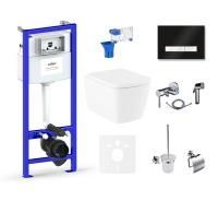 Комплект 10 в 1 Lavinia Boho Aveo Rimless 75110711, премиум со стеклянной клавишей