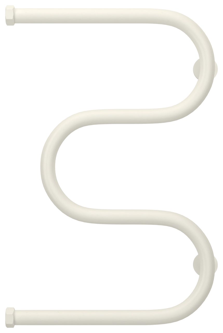 Полотенцесушитель водяной "М-обр.+" 600х400 Н. Г. 1" (Матовый Белый)