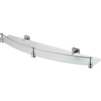 Стеклянная полка WasserKRAFT Dill K-3944 Хром Стеклянная полка WasserKRAFT Dill K-3944 Хром