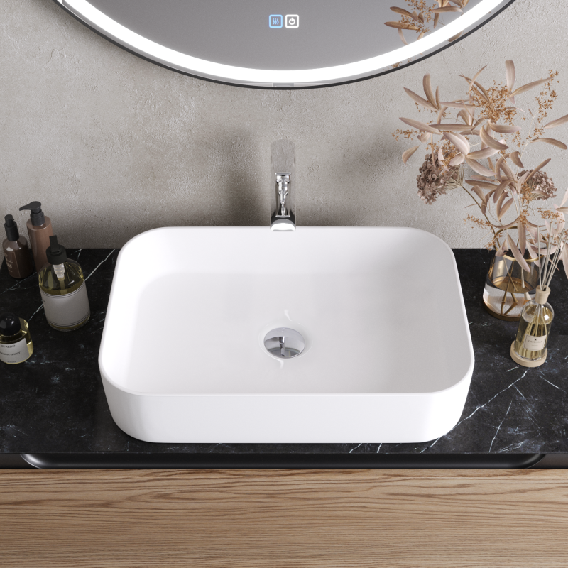 Раковина накладная керамическая CZR-6451, артикул CZR-6451