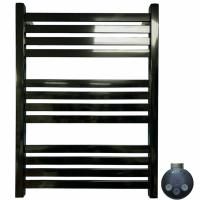 Электрический полотенцесушитель Ника Modern ЛМ 6 80x50 масляный Черный 12 перекладин