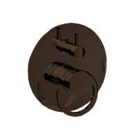 BONGIO LINEA Смеситель настенный встраиваемый, однорычажный, с переключателем на 2 положения, внешняя часть, цвет Terra di Toscana