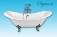 ВАННА чуг. ELEGANSA "TAISS" IRON FEET chrome