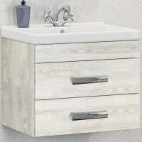 Тумба с раковиной Comforty Никосия 60 4138879 подвесная Дуб белый Тумба с раковиной Comforty Никосия 60 4138879 подвесная Дуб белый