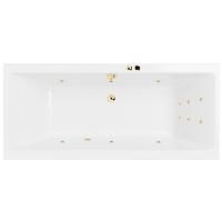 Ванна EXCELLENT Pryzmat Slim 170x75 "LINE" (золото)