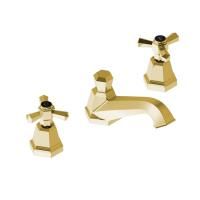Stella Eccelsa Смеситель для раковины на 3 отверстия 3224P, с донным клапаном, цвет: золото 24К