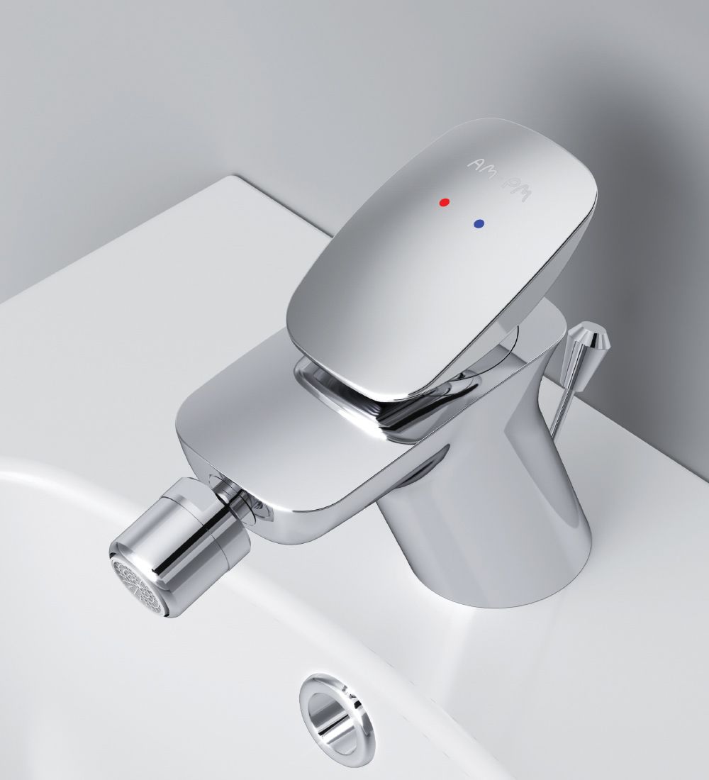 F70A83100_xxx Spirit V2.0 смеситель д/биде с д/к, хром, шт