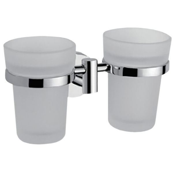 Стакан для ванной комнаты двойной Haiba HB1708, хром