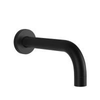 Gessi Emporio Via tortona Настенный излив для ванны длинный, комбинируемый с удаленным управлением, цвет: Black XL