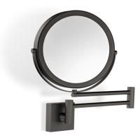 Косметическое зеркало, Decor Walther, SP, круглое, ширина, мм-170, высота, мм-170, складное, тип установки-настенный, без подсветки, увеличение, х-5 раз, цвет-Dark Metal Matt