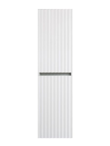 ELEGANT Пенал настенный, подвесной, Белый глянец AM-ELEGANT-1500-2А-SO-BL-LED-P