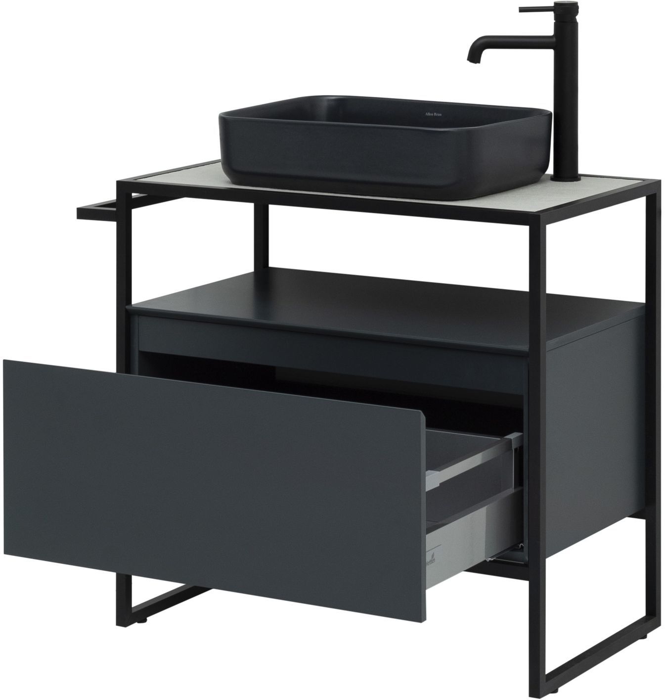Тумба под раковину Allen Brau Priority 80 1.31002.AM антрацит матовый, артикул 1.31002.AM