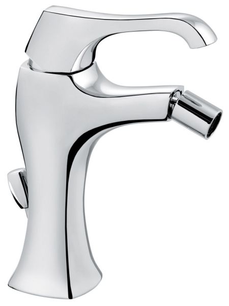 Emmevi Ares, однорычажный смеситель для биде с донным клапаном, цвет хром