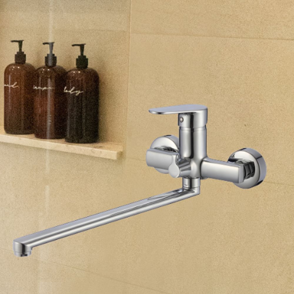 Смеситель для ванны WesnaArt NATUR NAT07-320, хром, артикул NAT07-320