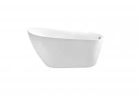 Ванна акриловая,отдельностоящая, AQUATEK AQ-K133778WT ЛАГУНА 1700 * 780 * 710. В Комплекте со сливом и ножками.Цвет: белый глянцевый.