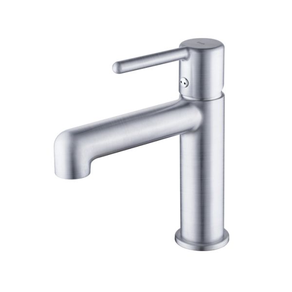 Смеситель для умывальника, хром матовый, Aiger, IDDIS (AIGBC00i01)