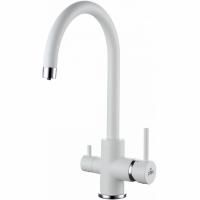 Смеситель для кухни Paulmark Essen Es213211-431 Белый матовый