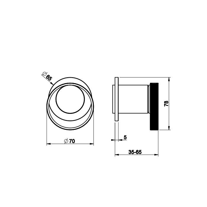Gessi Anello Встраиваемый однорычажный смеситель на 1 выход, цвет: хром