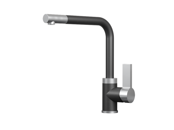 Смеситель для кухни GRANULA (5504, ШВАРЦ)