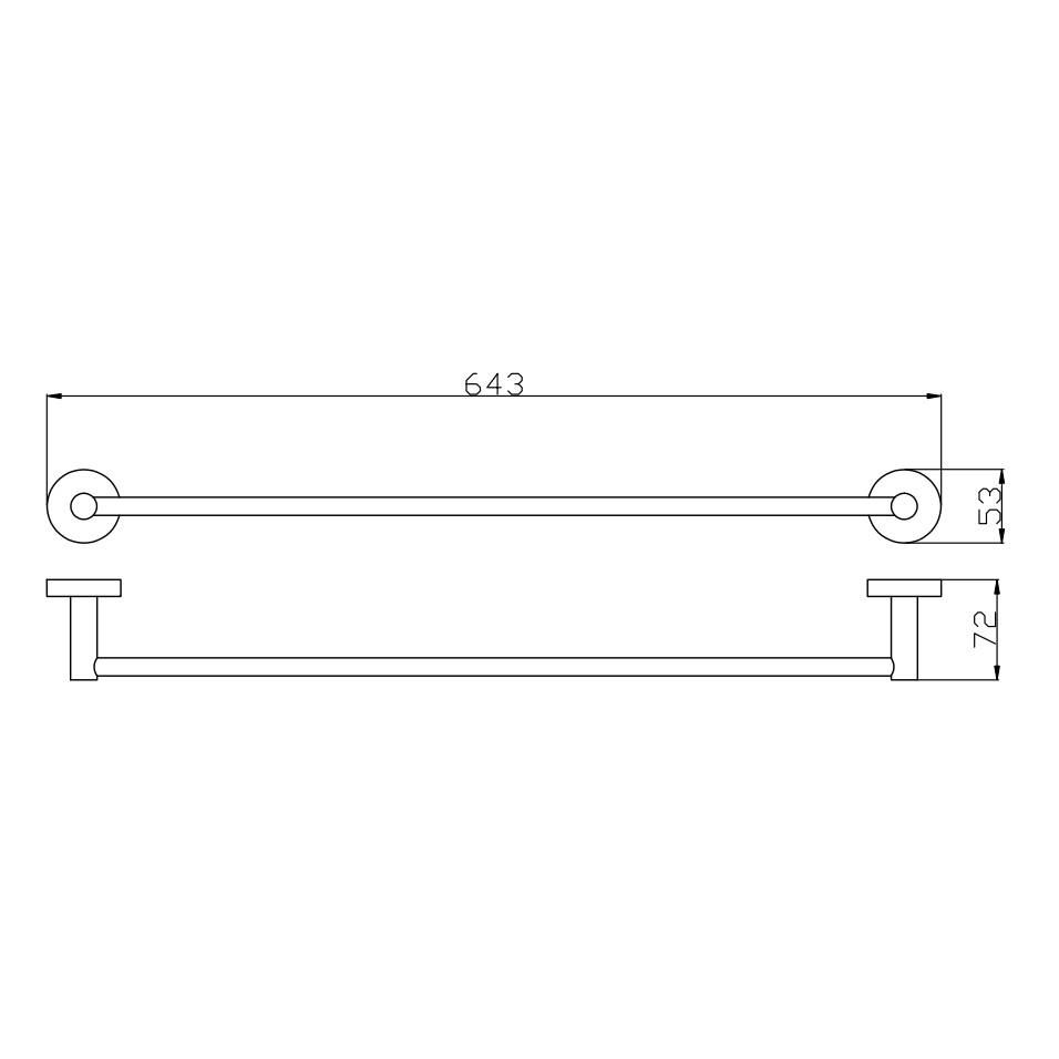 Полотенцедержатель Rav Slezak COLORADO COA0701/60SM, бронза