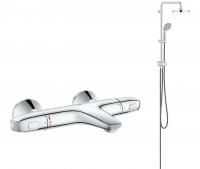 Душевая система для ванны GROHE New Tempesta 200 с термостатом (NB0034)