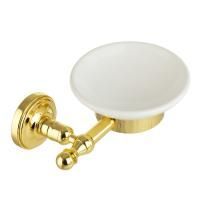 MIRELLA Mыльница настенная, керамика/золото