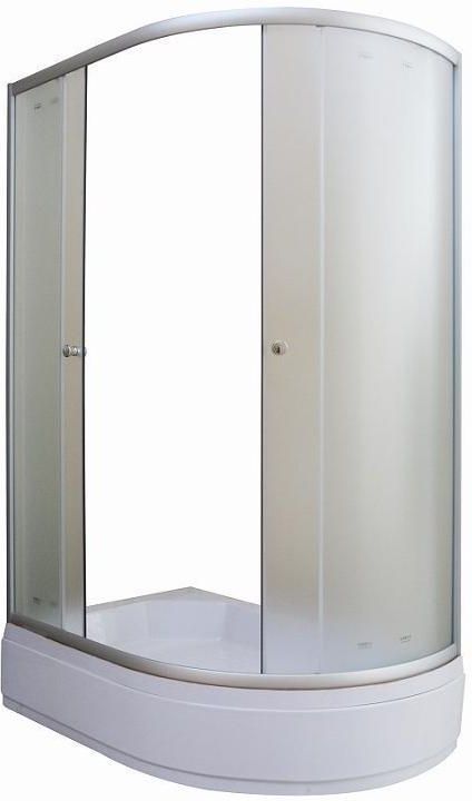 Душевой уголок Parly ZEM120L 120х195 профиль Сатин стекло матовое