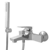 FIMA|Carlo Frattini Fit Смеситель для ванной, настенный, с душ. комплектом, излив 170мм, цвет: хром FIMA|Carlo Frattini Fit Смеситель для ванной, настенный, с душ. комплектом, излив 170мм, цвет: хром