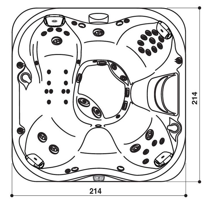 JACUZZI J335 Минибассейн 213,5х213,5х92 см, с внеш. панель Modern Hardwoo/акрил Platinum, ClearRay PRO3TECT + Ozone,MSFoam (без крышки) JACUZZI J335 Минибассейн 213,5х213,5х92 см, с внеш. панель Modern Hardwoo/акрил Platinum, ClearRay PRO3TECT + Ozone,MSFoam (без крышки)