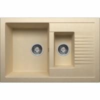 Кухонная мойка Polygran F-21 №27 77 Бежевая