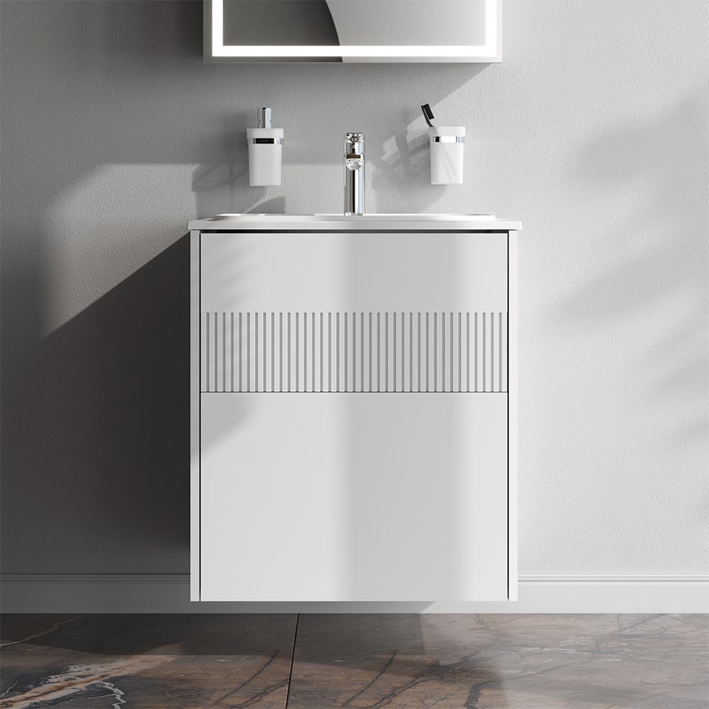 M8FFUX0602WM Func, База 2 ящика (push-to-open), 60 см, цвет белый матовый M8FFUX0602WM Func, База 2 ящика (push-to-open), 60 см, цвет белый матовый