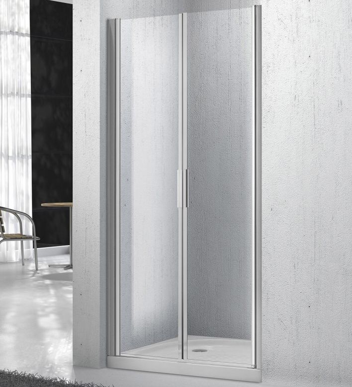 Душевая дверь BelBagno Sela B-2 120 профиль Хром стекло прозрачное Душевая дверь BelBagno Sela B-2 120 профиль Хром стекло прозрачное