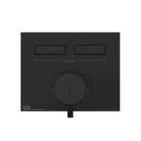 Gessi Hi-Fi Смеситель для душа, с включением до 2 источников одновременно (внешняя часть), цвет: Black Metal PVD