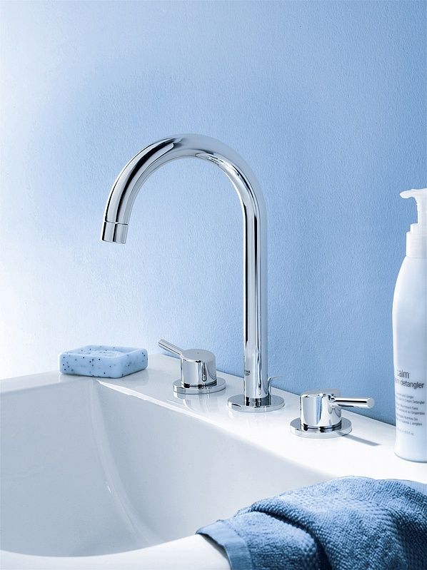 Смеситель для раковины GROHE Concetto на 3 отверстия с донным клапаном, хром (20216001) Смеситель для раковины GROHE Concetto на 3 отверстия с донным клапаном, хром (20216001)
