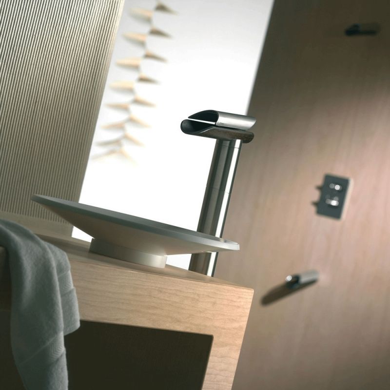 Смеситель для раковины Paini Morgana 73PW205LZLL Никель Коричневый