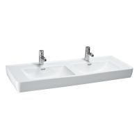 LAUFEN PRO S Раковина двойная 1300x480х115 мм , с 1 отв под смесит, цвет белый глянц LAUFEN PRO S Раковина двойная 1300x480х115 мм , с 1 отв под смесит, цвет белый глянц