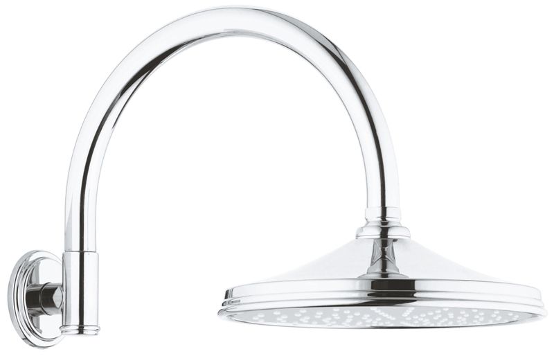 Верхний душ GROHE Rainshower Rustic, 1 режим, диаметр 210 мм, хром (28369000) Верхний душ GROHE Rainshower Rustic, 1 режим, диаметр 210 мм, хром (28369000)