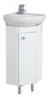 Тумба Onika Малютка 33 напольная, белая, угловая (ум. Радиан 33)