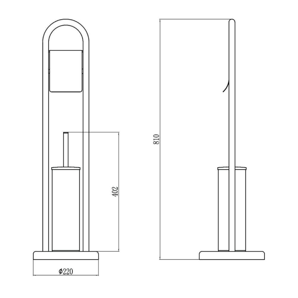 Напольная стойка Savol S-C0Y708, бронза