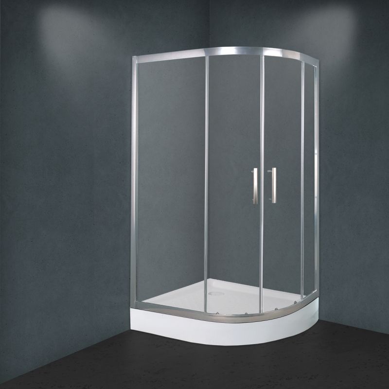 Душевой уголок Timo 120x80 L BY-549L профиль Хром стекло прозрачное, артикул BY-549L