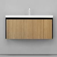 Тумба под раковину Velvex Klaufs 100.1Y tpKLA.100.1Y-617.217 подвесная Шатанэ Черная